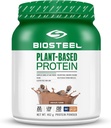 BIOSTEEL Cây Noel-Basovery Vegan Protein với Brown Rice Protein, Pea Protein, và Hemp Protein, Chocolate Flavor, 14 Phục vụ, Gluten- Free