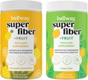 Bellway Super Fiber Powder + Fruit, Sugar Free Organic Psyllium Husk hauts zuntz gehigarria erregulartasunerako, Bloating Relief & Gut Health, Non-GMO, Pineapple Passion Fruit & Lemon Lime