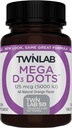 Twinlab Mega D-3 pike – dodatek vitamina D za imuno zdravje in podporo kostem – 100 oranžnih tablet, 125 μg (5000 i. e.) (paket po 2)