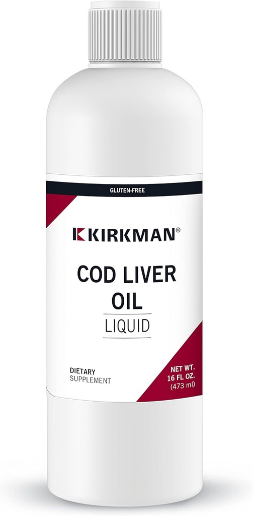 Kirkman Cod Liver Oil Liquid - 16 унций.