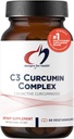 עיצובים לבריאות C3 Curcumin Complex - Highly Bioavailable Curcuminoid Turmeric תוסף, 400 מ"ג עם 3 bioactive Curcuminoids - non-GMO, Gluten-Free Vegetarian (60 קפסולות)