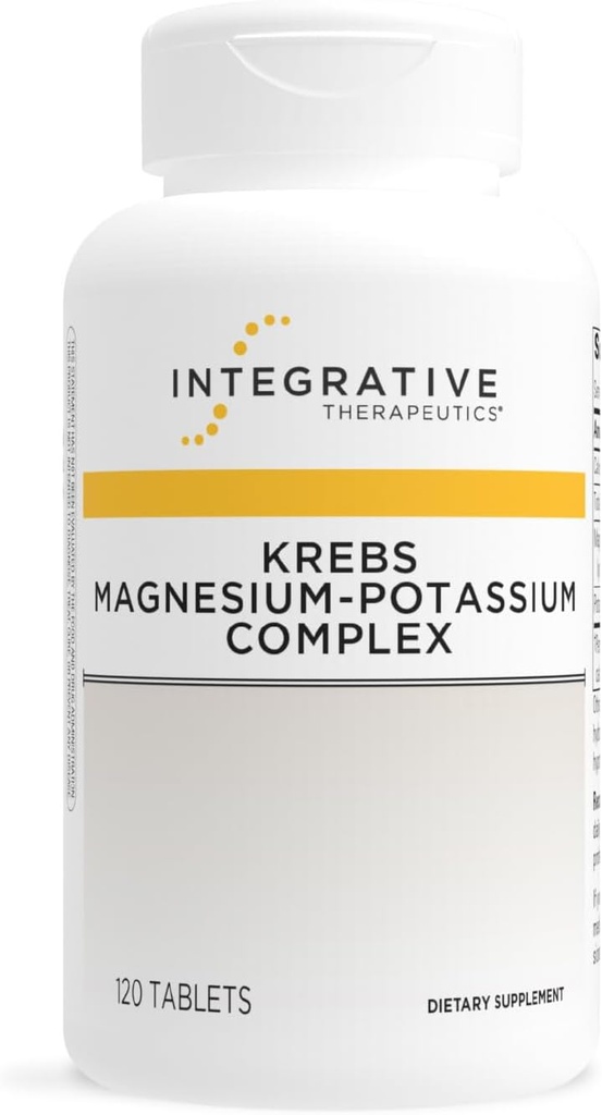 Integrative Therapie Krebs Magnesium Kalium Complex - Mineralische Ergänzung zur Herzfunktion* - Cellular Energy Support* - Gluten-Free & Dairy-Free - 120 Tabletten (60 Servietten)