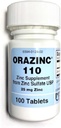 Mericon Industries Orazinc 25mg Suplemento de zinc | Suplementos de saúde de zinc para a regulación hormonal, saúde (100 tabletas de zinc)