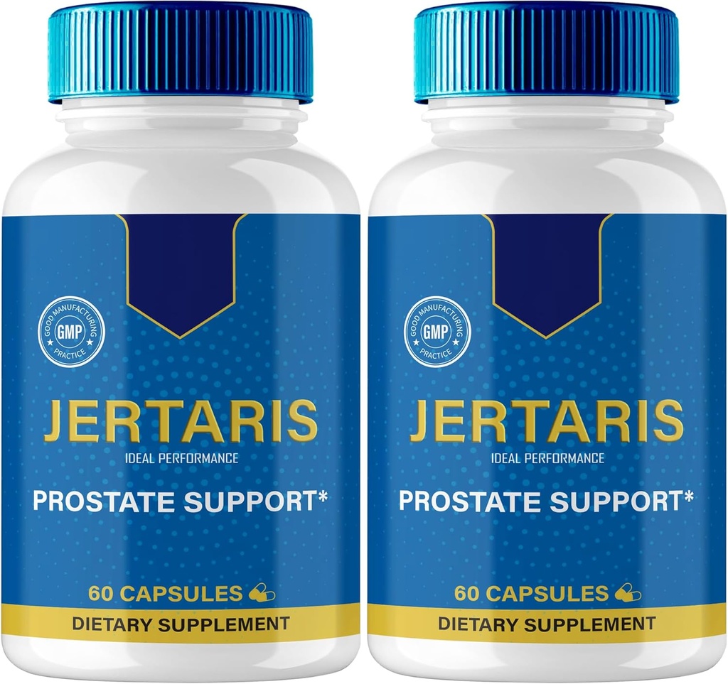 IDEAL PERFORMANCE Jertaris Capsules, Jertaris Prostate Health Supplement Pills - Extra Strength, Jertaris Supports Prostate Heath All Natural Formula, Jerta RIS Capsules, Jer Taris Reviews (2 Paket)