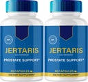 IDEAL PERFORMANCE Jertaris Capsules, Jertaris Prostate Health Supplement Pills - Extra Strength, Jertaris unterstützt Prostate Heath All Natural Formula, Jerta RIS Capsules, Jer Taris Reviews (2 Pack)