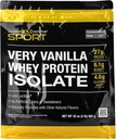 California Gold Nutrition Sport, izolat sirotkinih beljakovin z organskim sladkorjem iz sladkornega trsa, s sončničnim lecitinom, zelo vaniljo, 2 lb (907 g)