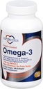 Omega-3 肠内编织鱼油补充品,Triglyceride Form, 1100 mg 总Omega-3 脂肪酸,非大肠酸和无脂胶,无鱼布斯的特殊肠内编织软胶 - 180个计数