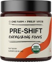 Pre-Shift Energizing Focus, Organické adaptogénne bylinné doplnky pre Zen-Like Focus pred prácou s Reishi, Cordyceps, Matcha, Maca, Goji a Black Currant - 45 Služobné
