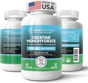 Sortzeko Monohidrato kapsulak Muscle Builder, Endurance & Indarra, Lan-gehigarria | Ez-GMO, Gluten Free - 60 kapsulak