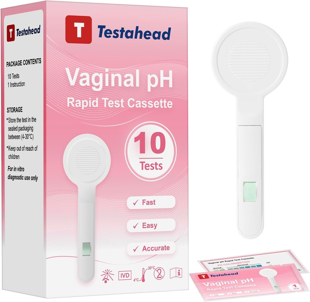 Sticks de test de pH vaginal féminin spécialisé 10 pièces, trousse de détection d'infection à levure, test BV, conçu pour les femmes, sûr et hygiénique
