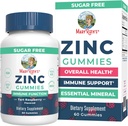 MaryRuth Orgânicos Gummies Zinc Suplementos de Zinco Suplemento de Apoio Imune Orgânico Baseado em Pectina Saúde Geral & Bem-Estar Idades 14 & Up Vegan □ Não OGM 30 Servings
