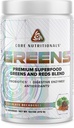 핵심 영양 녹색 | 프리미엄 Superfood Reds & Greens Blend | 5억 CFU Probiotics, Digestive Enzymes, & Antioxidants | 30개 서빙 (Chocolate Decadence)