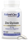 Patient One Zinc Glycinate 30mg | Supplement to Support Immune System Health* | Enhanced Zinc Absorption | 90 Capsules