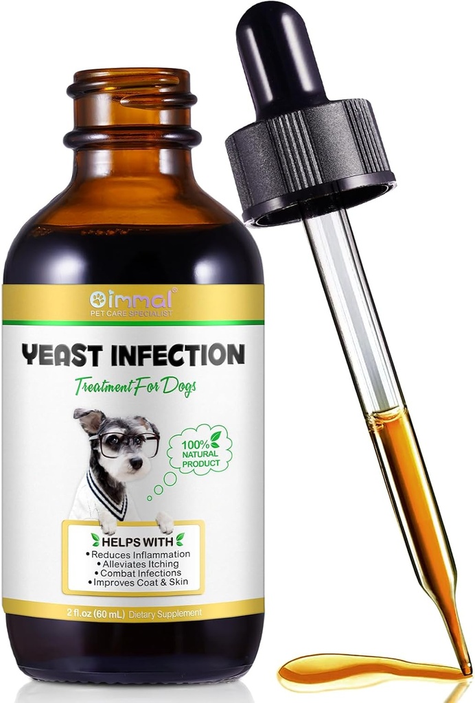 Hefe-Infektion Behandlung für Hunde, unterstützt natürlich Hunde gesunden Itch Relief, Ohr Infektion Behandlung, Hunde Allergy Relief, Entzündung Relief &amp; mehr (1pcs)