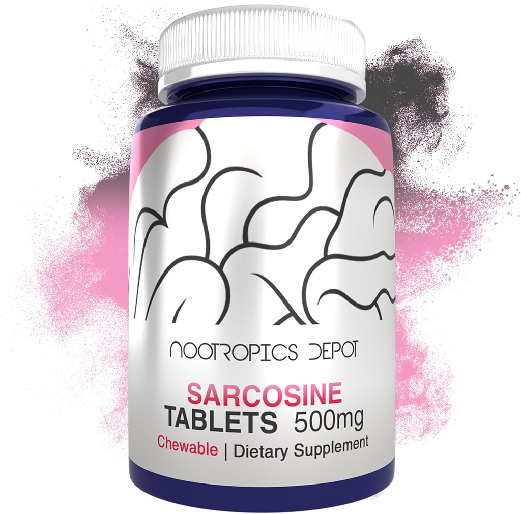 Nootropics Depot Sarcosine Tablet 126; Chewable 124; 500mg 124; 240 Count