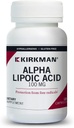 Kirkman Alpha Liposkābe 100 mg - hipoalerģiskas         - 120 Veģetārās kapsulas