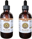 Pygeum Liquid Extract, Pygeum (Pygeum Africanum) Tinktur, Kräuterergänzung, Hawaii Pharm, Made in USA, 2x4 fl.oz