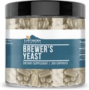 Earthborn Elements Brewer's Yeast 200 Capsules, Pure & Undiluted, keine Zusatzstoffe