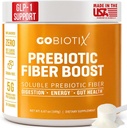 Suplemento de fibra GOBIOTIX con Prebióticos para a saúde Digestiva e apoio GLP-1, fibra soluble para a saúde Gut & Debloat, Keto, Vegan, Gluten & Sugar Free, 35 porcións (1 Pack)