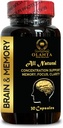 Garuneko memoria-osagaiak - Memoriaren berreskurapena, Memoriaren bultzatzailearen gehigarriak, Gingko Biloba, Support Brain Funtzioa, Agility kognitiboa - 1 botila 60 kapsula