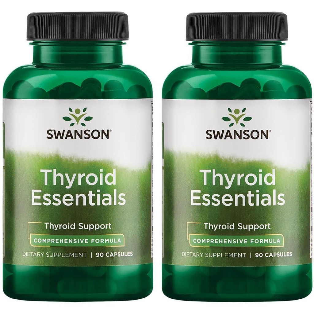 Swanson Thyroid Essentials 90 Capsules (2 Pack)
