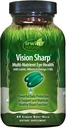 Irwin Naturals Visioon Sharp Mitme toitainega silmade tervis Luteiini, Bilberry & Omega-3s - 42 Vedel Softgels
