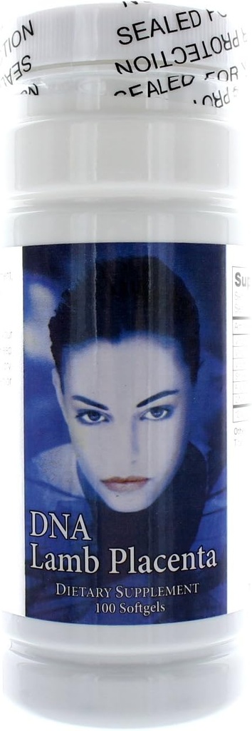 Nu Health DNA Lamb Placenta 300 מ"ג 100 Softgels