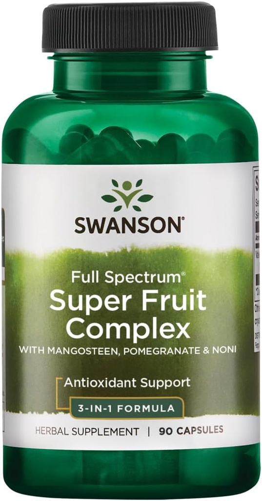 Swanson Mangosteen/Pomegranat/Noni Complex Antioxidant Suport Gastorintestinal 240 Milligrame 90 Capsule