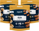 Gold - Superfood Supplement Quplement - 90 Servis (3 Pack) - Dukungan Stress, Istirahat Lebih Baik, Relaxation dan Promotes Revelful Tidur - Turmerik dan Reishi Dipasang