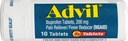 Advil Pain Reliever and Fever Reducer, Pain Relief Medicine with Ibuprofen 200mg for Headache, Backache, Menstrual Pain and Joint Pain Relief - 10 Tablet berlapis