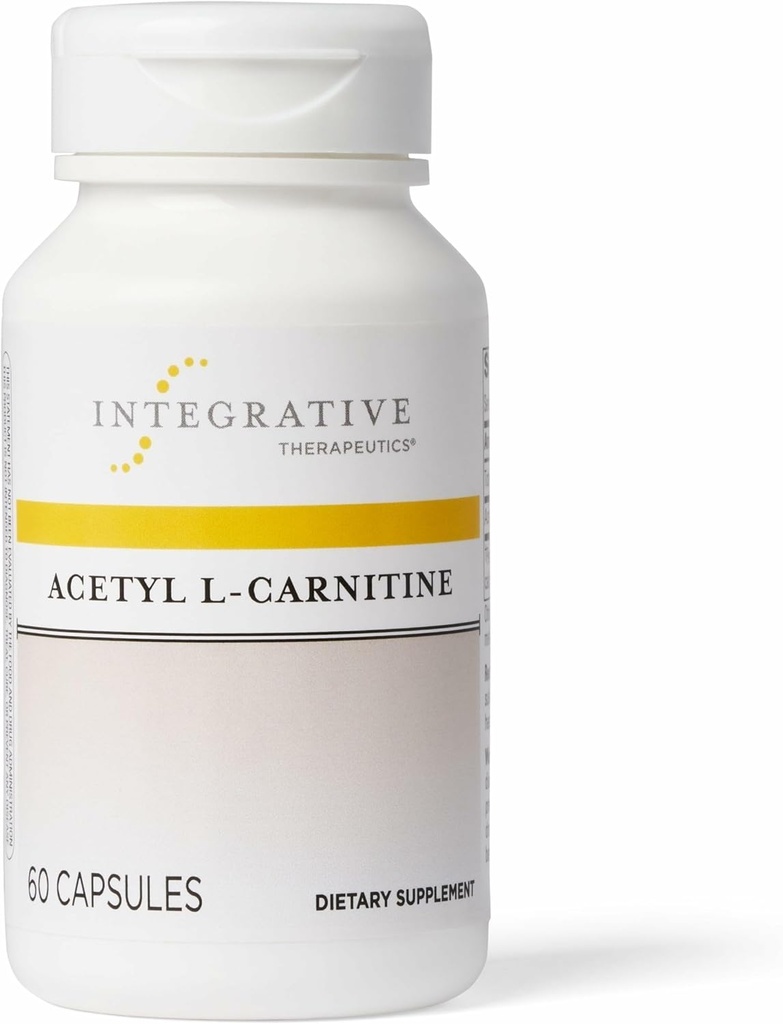 Intergrative Therapeutics Acetyl L- Carnitine - Supports Healthy Energy Production * - Dukung Fungsi Sel Nerve * - Vegan, Gluten- Free & Dairy- Free - 60 Capsules (30 Pelayan)