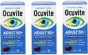 Ocuvite (Pack of 3) Eye Vitamin Adult 50+ Formel, 150 Soft Gels Total