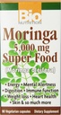 Bio Nutrition Moringa Oleifera Superfood Suplement Suplemen 5000mg 90 Vegetarian Capsules 14; Nutrient Derse 124; Tinggi Antioksidants