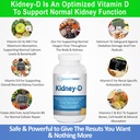 Kidney Restaura & Kidney- D 2-Pack Masules for Kidney support amb optimitzats D Antixoxids, Kidney Probiotics, Sodium Bicarbot per a les netes de Kidney