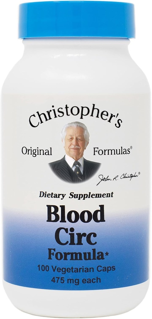 Dr. Christopher's Original Formulas Sangue Circulation Formula Capsule, 475mg, 100 Count