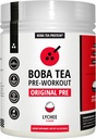 Boba Te Prekout Powder  Lychee Flavor  2001- 12550mmg Caffeine L-Citrulline, Betaanine, Alpha- GPCPIUT, Ingredients Real Powder per Men i Dones XCliving 2040