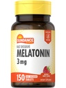 Sundance Melatonin Fast Dissolve | 3mg | 150 Fast Dissolve Tablets | Natural Berry Flavor | Vegetarian, Non-GMO, and Gluten Free Supplement