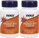 الآن Vitamin D-3 5,000 IU,120 Softgels (Pack of 2)