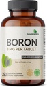 Futuros Boron 3mg, Vegetarian, No-GMO, Chetelat per a l'absorció, 250 taules