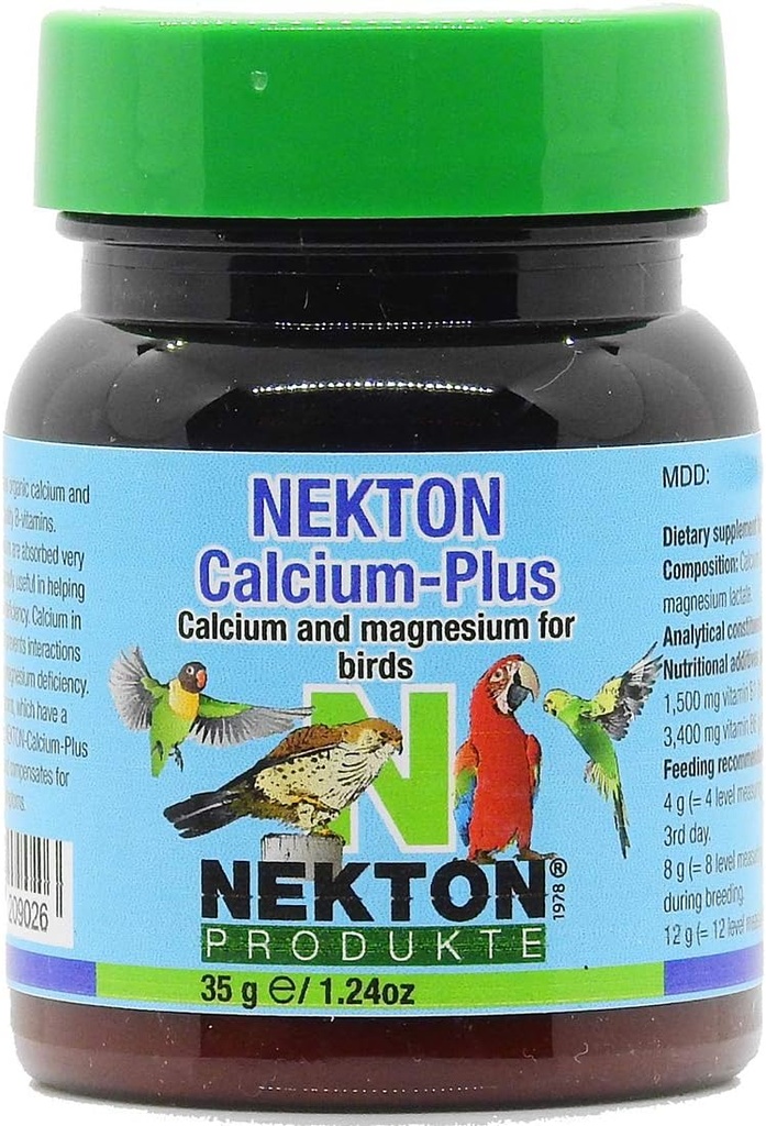 Nekton Calcium Plus - Kalsium dengan Magnesium & Vitamin 35g / 1.23 oz