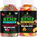 2PACK Hemp Gummys-Fresh蝴蝶和美味的Hemp Gummy Peach- for Sleep, Calm and Relax-炎症 美国的天然Hemp党-Made