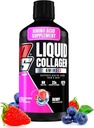 PROSUPPS Amino23 flytende kollagen Shots, Berry - Collagen Peptide Post Trening Supplement støtter sunn aldring, ledd, hud og hår - Glutenfri og null sukker - 16 Serveringer