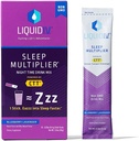 액체 I.V.® Hydration Multiplier® +Sleep - 블루베리 라벤더 - 전해질 분말 음료 믹스 패킷 | 편리한 단일 조각 스틱 | Non-GMO | 10 서빙 (Pack of 1)