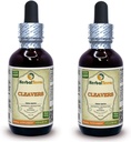 Cleavers (Galium Aparine) Tincture,有机干燥于外圆形部分液体提取物(Brand name: Herbalterra, Proudly made in USA) 2x2 fl.oz (2x60 ml)