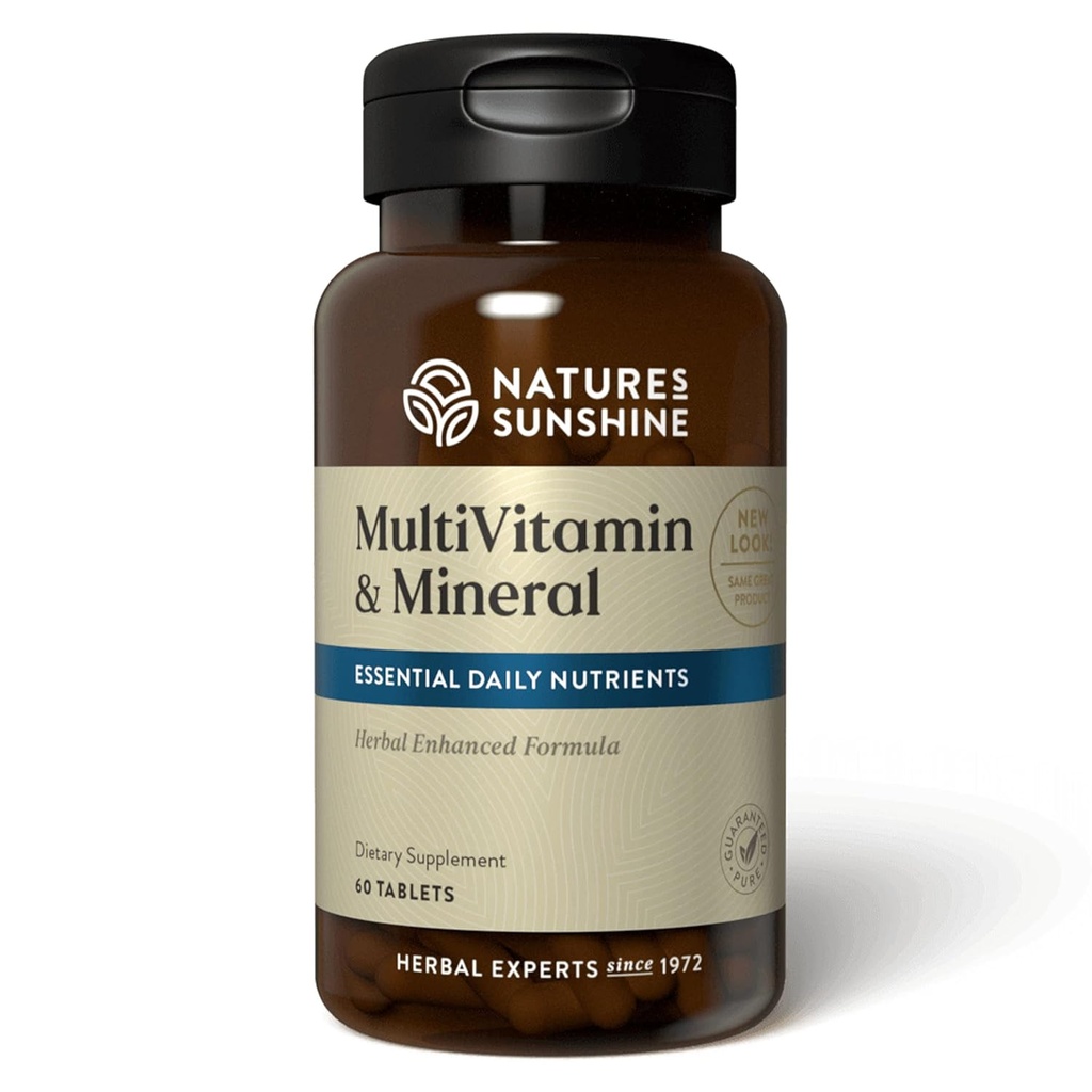 Nature's Sunshine Multiple Vitamins and Minerals, 60 Tablets . .