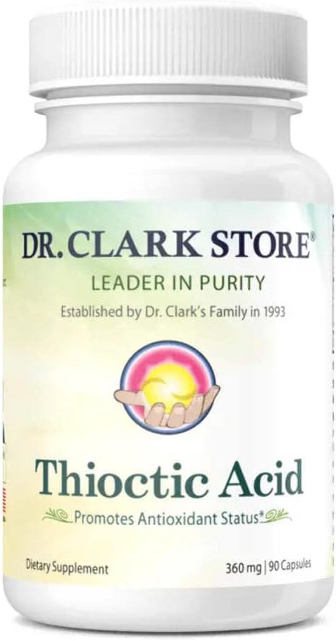Dr. Clark Alpha Lipoinsyre (thioctasyre), 360 mg 90 Kapsler