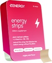 ZENERGY Energy Orálne prúžky - Mätová aróma 40 mg kofeínu + 30 mg L-theanínu + 100% vitamínu B6 & B12 