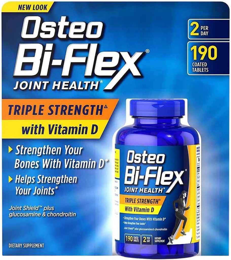 Osteo Bi-Flex-kolmoisvahvuus D-vitamiinilla (220
