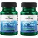 Swanson Synergistic Eye Health - Lutein and Zeaxanthin Supplement - 60 Softgels - Lutemax Lutein 20 mg and OmniXan Zeaxanthin 2 mg for Vision Support (2 Pack)