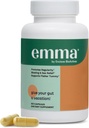 Emma Gut Health Doctors Endorsed Supplement - 60 Capsules - Soulagement du gaz et du ballonnement, répare Gut avec Magnésium, Berbérine, Vitamine D, Quercetine et plus - Gut Health & Colon Cleanse Formula